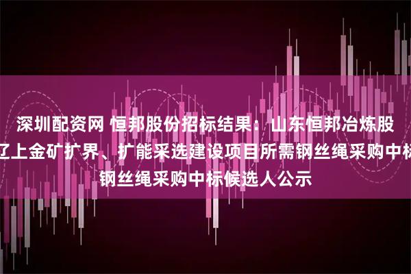 深圳配资网 恒邦股份招标结果：山东恒邦冶炼股份有限公司辽上金矿扩界、扩能采选建设项目所需钢丝绳采购中标候选人公示